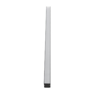 GloboStar® SURFACEPENDANT-PROFILE 70828-1M Προφίλ Αλουμινίου – Βάση & Ψύκτρα Ταινίας LED με Λευκό Γαλακτερό Κάλυμμα – Επιφανειακή & Κρεμαστή Χρήση – Πατητό Κάλυμμα – Μαύρο – 1 Μέτρο – Μ100 x Π5 x Υ7cm