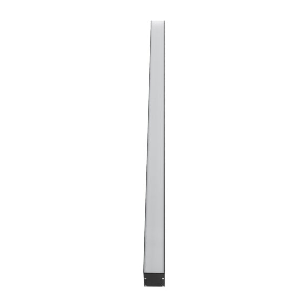 GloboStar® SURFACEPENDANT-PROFILE 70828-1M Προφίλ Αλουμινίου – Βάση & Ψύκτρα Ταινίας LED με Λευκό Γαλακτερό Κάλυμμα – Επιφανειακή & Κρεμαστή Χρήση – Πατητό Κάλυμμα – Μαύρο – 1 Μέτρο – Μ100 x Π5 x Υ7cm