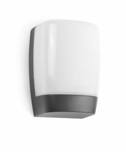 Φωτιστικό τοίχου Pol σκούρο γκρι LED 3000K 8W IP54 FARO – 70829