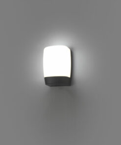 Φωτιστικό τοίχου Pol σκούρο γκρι LED 3000K 8W IP54 FARO – 70829