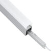GloboStar® SURFACEPENDANT-PROFILE 70830-3M Προφίλ Αλουμινίου – Βάση & Ψύκτρα Ταινίας LED με Λευκό Γαλακτερό Κάλυμμα – Επιφανειακή & Κρεμαστή Χρήση – Πατητό Κάλυμμα – Ασημί – 3 Μέτρα – Μ300 x Π3.5 x Υ7.4cm