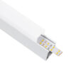 GloboStar® SURFACEPENDANT-PROFILE 70831-3M Προφίλ Αλουμινίου – Βάση & Ψύκτρα Ταινίας LED με Λευκό Γαλακτερό Κάλυμμα – Επιφανειακή & Κρεμαστή Χρήση – Πατητό Κάλυμμα – Λευκό – 3 Μέτρα – Μ300 x Π3.5 x Υ7.4cm