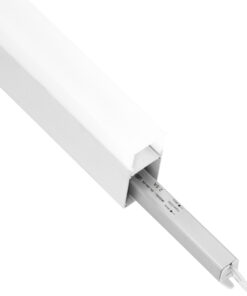GloboStar® SURFACEPENDANT-PROFILE 70831-3M Προφίλ Αλουμινίου – Βάση & Ψύκτρα Ταινίας LED με Λευκό Γαλακτερό Κάλυμμα – Επιφανειακή & Κρεμαστή Χρήση – Πατητό Κάλυμμα – Λευκό – 3 Μέτρα – Μ300 x Π3.5 x Υ7.4cm
