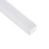 GloboStar® SURFACEPENDANT-PROFILE 70848-1M Προφίλ Αλουμινίου – Βάση & Ψύκτρα Ταινίας LED με Λευκό Γαλακτερό Κάλυμμα – Επιφανειακή & Κρεμαστή Χρήση – Πατητό Κάλυμμα – Λευκό – 1 Μέτρο – Μ100 x Π2.6 x Υ2.3cm