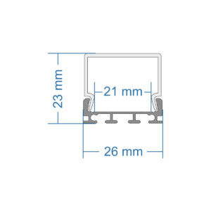 GloboStar® SURFACEPENDANT-PROFILE 70849-1M Προφίλ Αλουμινίου – Βάση & Ψύκτρα Ταινίας LED με Λευκό Γαλακτερό Κάλυμμα – Επιφανειακή & Κρεμαστή Χρήση – Πατητό Κάλυμμα – Μαύρο – 1 Μέτρο – Μ100 x Π2.6 x Υ2.3cm