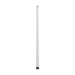 GloboStar® SURFACEPENDANT-PROFILE 70854-1M Προφίλ Αλουμινίου – Βάση & Ψύκτρα Ταινίας LED με Λευκό Γαλακτερό Κάλυμμα – Επιφανειακή & Κρεμαστή Χρήση – Πατητό Κάλυμμα – Μαύρο – 1 Μέτρο – Μ100 x Φ3cm