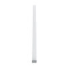 GloboStar® SURFACEPENDANT-PROFILE 70864-1M Προφίλ Αλουμινίου – Βάση & Ψύκτρα Ταινίας LED με Λευκό Γαλακτερό Κάλυμμα – Επιφανειακή & Κρεμαστή Χρήση – Πατητό Κάλυμμα – Ασημί – 1 Μέτρο – Μ100 x Π4.5 x Υ4.2cm