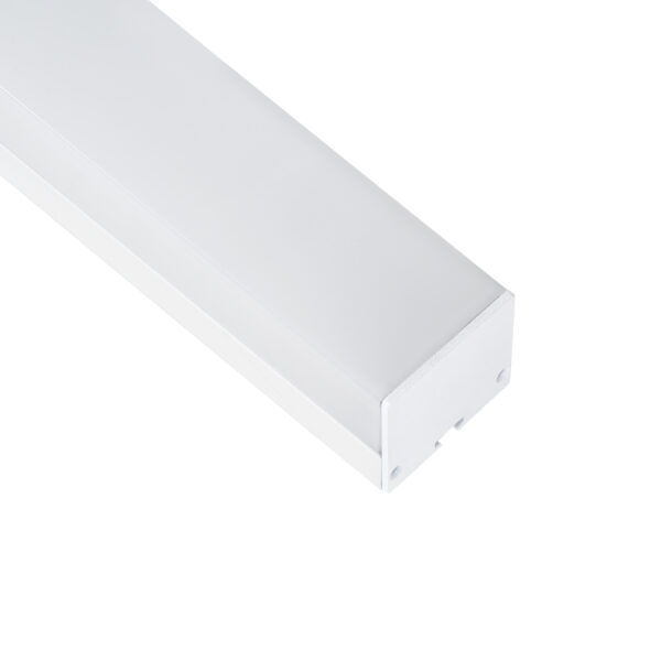 GloboStar® SURFACEPENDANT-PROFILE 70865-1M Προφίλ Αλουμινίου – Βάση & Ψύκτρα Ταινίας LED με Λευκό Γαλακτερό Κάλυμμα – Επιφανειακή & Κρεμαστή Χρήση – Πατητό Κάλυμμα – Λευκό – 1 Μέτρο – Μ100 x Π4.5 x Υ4.2cm