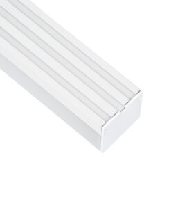 GloboStar® SURFACEPENDANT-PROFILE 70865-1M Προφίλ Αλουμινίου – Βάση & Ψύκτρα Ταινίας LED με Λευκό Γαλακτερό Κάλυμμα – Επιφανειακή & Κρεμαστή Χρήση – Πατητό Κάλυμμα – Λευκό – 1 Μέτρο – Μ100 x Π4.5 x Υ4.2cm