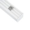 GloboStar® SURFACEPENDANT-PROFILE 70865-1M Προφίλ Αλουμινίου – Βάση & Ψύκτρα Ταινίας LED με Λευκό Γαλακτερό Κάλυμμα – Επιφανειακή & Κρεμαστή Χρήση – Πατητό Κάλυμμα – Λευκό – 1 Μέτρο – Μ100 x Π4.5 x Υ4.2cm