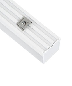 GloboStar® SURFACEPENDANT-PROFILE 70865-1M Προφίλ Αλουμινίου – Βάση & Ψύκτρα Ταινίας LED με Λευκό Γαλακτερό Κάλυμμα – Επιφανειακή & Κρεμαστή Χρήση – Πατητό Κάλυμμα – Λευκό – 1 Μέτρο – Μ100 x Π4.5 x Υ4.2cm