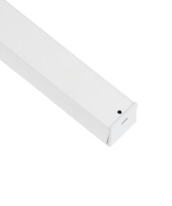 GloboStar® SURFACE-PROFILE 70868-1M Προφίλ Αλουμινίου – Βάση & Ψύκτρα Ταινίας LED με Λευκό Γαλακτερό Κάλυμμα – Επιφανειακή Χρήση – Πατητό Κάλυμμα – Λευκό – 1 Μέτρο – Μ100 x Π2.3 x Υ2cm