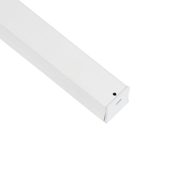 GloboStar® SURFACE-PROFILE 70868-1M Προφίλ Αλουμινίου – Βάση & Ψύκτρα Ταινίας LED με Λευκό Γαλακτερό Κάλυμμα – Επιφανειακή Χρήση – Πατητό Κάλυμμα – Λευκό – 1 Μέτρο – Μ100 x Π2.3 x Υ2cm