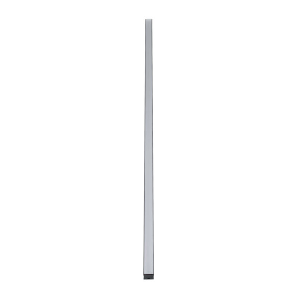 GloboStar® SURFACE-PROFILE 70869-1M Προφίλ Αλουμινίου – Βάση & Ψύκτρα Ταινίας LED με Λευκό Γαλακτερό Κάλυμμα – Επιφανειακή Χρήση – Πατητό Κάλυμμα – Μαύρο – 1 Μέτρο – Μ100 x Π2.3 x Υ2cm