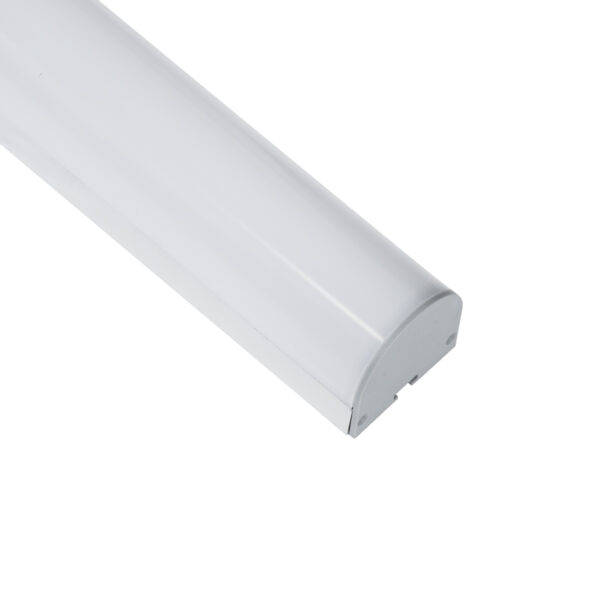 GloboStar® SURFACEPENDANT-PROFILE 70870-1M Προφίλ Αλουμινίου – Βάση & Ψύκτρα Ταινίας LED με Λευκό Γαλακτερό Κάλυμμα – Επιφανειακή & Κρεμαστή Χρήση – Πατητό Κάλυμμα – Ασημί – 1 Μέτρα – Μ100 x Π4.5 x Υ4.2cm