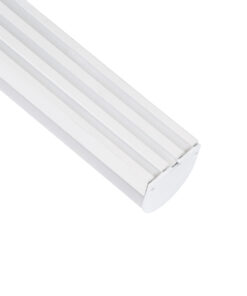 GloboStar® SURFACEPENDANT-PROFILE 70871-1M Προφίλ Αλουμινίου – Βάση & Ψύκτρα Ταινίας LED με Λευκό Γαλακτερό Κάλυμμα – Επιφανειακή & Κρεμαστή Χρήση – Πατητό Κάλυμμα – Λευκό – 1 Μέτρα – Μ100 x Π4.5 x Υ4.2cm