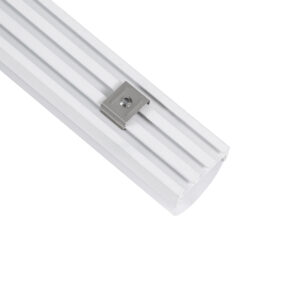 GloboStar® SURFACEPENDANT-PROFILE 70871-1M Προφίλ Αλουμινίου – Βάση & Ψύκτρα Ταινίας LED με Λευκό Γαλακτερό Κάλυμμα – Επιφανειακή & Κρεμαστή Χρήση – Πατητό Κάλυμμα – Λευκό – 1 Μέτρα – Μ100 x Π4.5 x Υ4.2cm