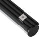 GloboStar® SURFACEPENDANT-PROFILE 70872-1M Προφίλ Αλουμινίου – Βάση & Ψύκτρα Ταινίας LED με Λευκό Γαλακτερό Κάλυμμα – Επιφανειακή & Κρεμαστή Χρήση – Πατητό Κάλυμμα – Μαύρο – 1 Μέτρα – Μ100 x Π4.5 x Υ4.2cm