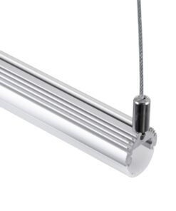 GloboStar® 70898 Σετ Στήριξης με 2 Ντίζες 1 Μέτρου για Κρεμαστά Προφίλ Αλουμινίου