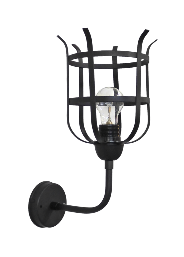 Απλίκα τοίχου μεταλλική CASTELLO/AP-02 S BL – 34-0229