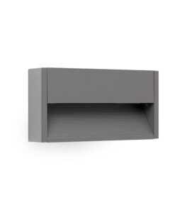 Faro Barcelona GRADA-2 Επιτοίχιο Φωτιστικό, Σκούρου Γκρι Χρώματος, Εξωτερικού Χώρου, LED 6W 3000K- 70908