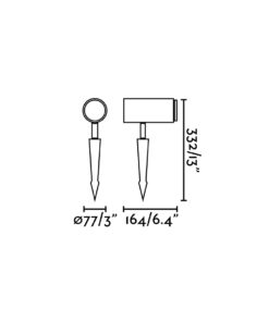 Faro Barcelona PLOM Προβολέας Εξωτερικού Χώρου, Μαύρου Χρώματος, LED 7W 3000K – 70913