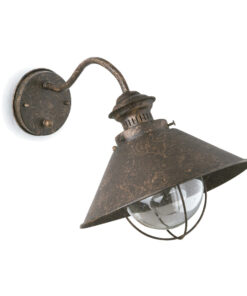 Faro Barcelona NAUTICA Επιτοίχιο Φωτιστικό, Εξωτερικού Χώρου, Χρώματος Σκουριά 1XE27 11W- 71110