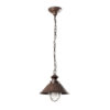 Faro Barcelona NAUTICA-1P Κρεμαστό Φωτιστικό Καφέ Χρώματος 1XE27 11W – 71138