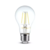 Λάμπα LED E27 A60 Filament 4W Ψυχρό λευκό 6000K Γυαλί διάφανο V-TAC – 7120