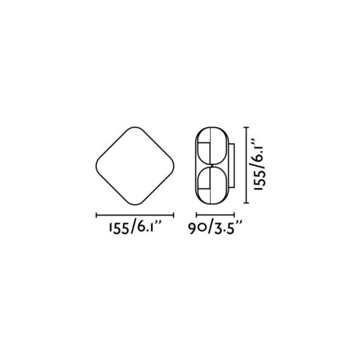 BU-OH LED WHITE WALL LAMP                         FARO – 71215