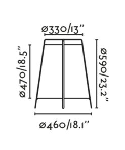 Faro Barcelona AKANE Φωτιστικό Δαπέδου E27 σε Πράσινο Χρώμα 12W IP44 – 71262