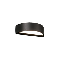 Faro Barcelona OVAL Επιτοίχιο Φωτιστικό, Εξωτερικού Χώρου, Σκούρου Γκρι Χρώματος, LED 10W 3000K- 71276