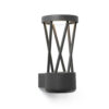 Faro Barcelona TWIST Επιτοίχιο Φωτιστικό Εξωτερικού Χώρου, IP65, Σκούρου Γκρι Χρώματος, LED 10W 3000K – 71285