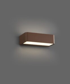 Eπιτοίχιο Φωτιστικό TAKUA Καφέ-Σκουριά LED 10W 3000K IP65 FARO – 71309