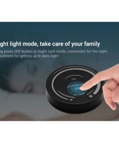 GloboStar® 71403 FUT087-B Mi-Light Ασύρματο Χειριστήριο Αφής RF 2.4Ghz για όλα τα Μονόχρωμα Mi-BOXER Controller DC 3V 2 x AAA – IP20 Μαύρο Φ8 x Υ1.8cm – 5 Years Warranty