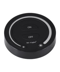 GloboStar® 71403 FUT087-B Mi-Light Ασύρματο Χειριστήριο Αφής RF 2.4Ghz για όλα τα Μονόχρωμα Mi-BOXER Controller DC 3V 2 x AAA – IP20 Μαύρο Φ8 x Υ1.8cm – 5 Years Warranty