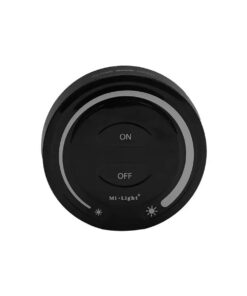GloboStar® 71403 FUT087-B Mi-Light Ασύρματο Χειριστήριο Αφής RF 2.4Ghz για όλα τα Μονόχρωμα Mi-BOXER Controller DC 3V 2 x AAA – IP20 Μαύρο Φ8 x Υ1.8cm – 5 Years Warranty