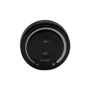 GloboStar® 71403 FUT087-B Mi-Light Ασύρματο Χειριστήριο Αφής RF 2.4Ghz για όλα τα Μονόχρωμα Mi-BOXER Controller DC 3V 2 x AAA – IP20 Μαύρο Φ8 x Υ1.8cm – 5 Years Warranty