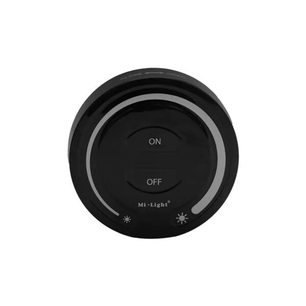 GloboStar® 71403 FUT087-B Mi-Light Ασύρματο Χειριστήριο Αφής RF 2.4Ghz για όλα τα Μονόχρωμα Mi-BOXER Controller DC 3V 2 x AAA – IP20 Μαύρο Φ8 x Υ1.8cm – 5 Years Warranty