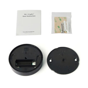 GloboStar® 71403 FUT087-B Mi-Light Ασύρματο Χειριστήριο Αφής RF 2.4Ghz για όλα τα Μονόχρωμα Mi-BOXER Controller DC 3V 2 x AAA – IP20 Μαύρο Φ8 x Υ1.8cm – 5 Years Warranty
