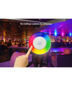 GloboStar® 71409 FUT096 Mi-Light Ασύρματο Χειριστήριο Αφής RF 2.4Ghz 4 Group για όλα τα RGBW Mi-BOXER Controller DC 3V 2 x AAA – IP20 Λευκό Μ12 x Π5.4 x Υ2cm – 5 Years Warranty