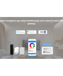 GloboStar® 71415 LS2S Mi-BOXER DC WiFi & RF 2.4Ghz Dimmer High Speed Controller 5 Καναλιών DC 12-24V 5 x 6A 144W – Max 10A 240W – IP20 RGBW+WW – Din Rail Ράγας – Μ9 x Π3.4 x Υ6cm – 5 Years Warranty