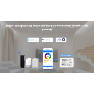 GloboStar® 71415 LS2S Mi-BOXER DC WiFi & RF 2.4Ghz Dimmer High Speed Controller 5 Καναλιών DC 12-24V 5 x 6A 144W – Max 10A 240W – IP20 RGBW+WW – Din Rail Ράγας – Μ9 x Π3.4 x Υ6cm – 5 Years Warranty