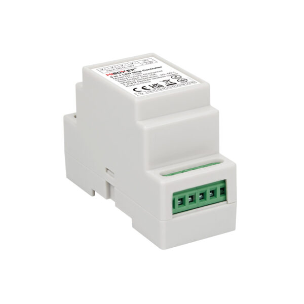 GloboStar® 71415 LS2S Mi-BOXER DC WiFi & RF 2.4Ghz Dimmer High Speed Controller 5 Καναλιών DC 12-24V 5 x 6A 144W – Max 10A 240W – IP20 RGBW+WW – Din Rail Ράγας – Μ9 x Π3.4 x Υ6cm – 5 Years Warranty