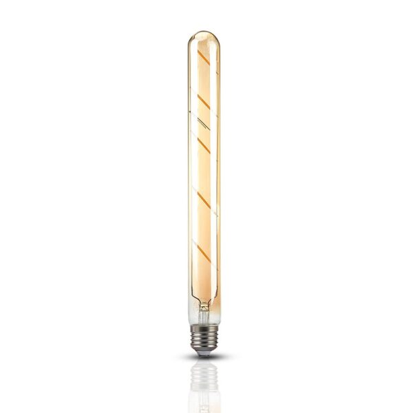 Λάμπα LED E27 T30 Filament 5W Θερμό λευκό 2200K Γυαλί amber V-TAC - 7142