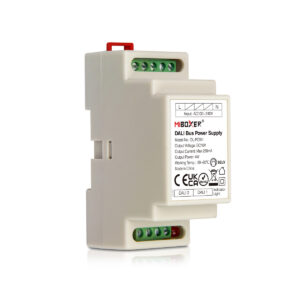 GloboStar® 71420 DL-POW1 Mi-BOXER DC DALI BUS Power Supply Τροφοδοτικό SELV AC 100-240V σε DC 16V 2 Καναλιών DC 16V 2 x 125mA 2W – Max 250mA 4W – IP20 – Din Rail Ράγας – Μ9 x Π3.4 x Υ6cm – 5 Years Warranty