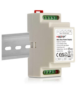 GloboStar® 71420 DL-POW1 Mi-BOXER DC DALI BUS Power Supply Τροφοδοτικό SELV AC 100-240V σε DC 16V 2 Καναλιών DC 16V 2 x 125mA 2W – Max 250mA 4W – IP20 – Din Rail Ράγας – Μ9 x Π3.4 x Υ6cm – 5 Years Warranty