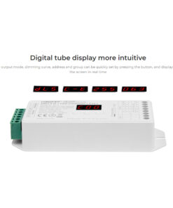 GloboStar® 71423 DL-X Mi-BOXER DC DALI & Push Dimming 5 in 1 High Speed Controller / Dimmer 5 Καναλιών DC 12-24V 5 x 6A 144W – Max 20A 480W – IP20 RGBW+WW Μ13 x Π5 x Υ2.5cm – 5 Years Warranty