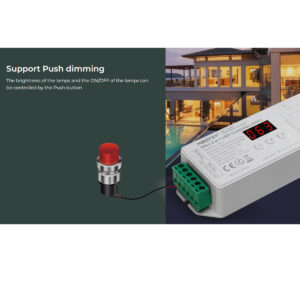 GloboStar® 71423 DL-X Mi-BOXER DC DALI & Push Dimming 5 in 1 High Speed Controller / Dimmer 5 Καναλιών DC 12-24V 5 x 6A 144W – Max 20A 480W – IP20 RGBW+WW Μ13 x Π5 x Υ2.5cm – 5 Years Warranty