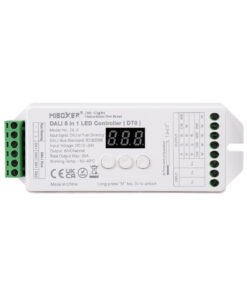 GloboStar® 71423 DL-X Mi-BOXER DC DALI & Push Dimming 5 in 1 High Speed Controller / Dimmer 5 Καναλιών DC 12-24V 5 x 6A 144W – Max 20A 480W – IP20 RGBW+WW Μ13 x Π5 x Υ2.5cm – 5 Years Warranty